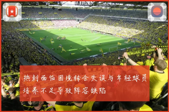 热刺面临困境转会失误与年轻球员培养不足导致阵容缺陷